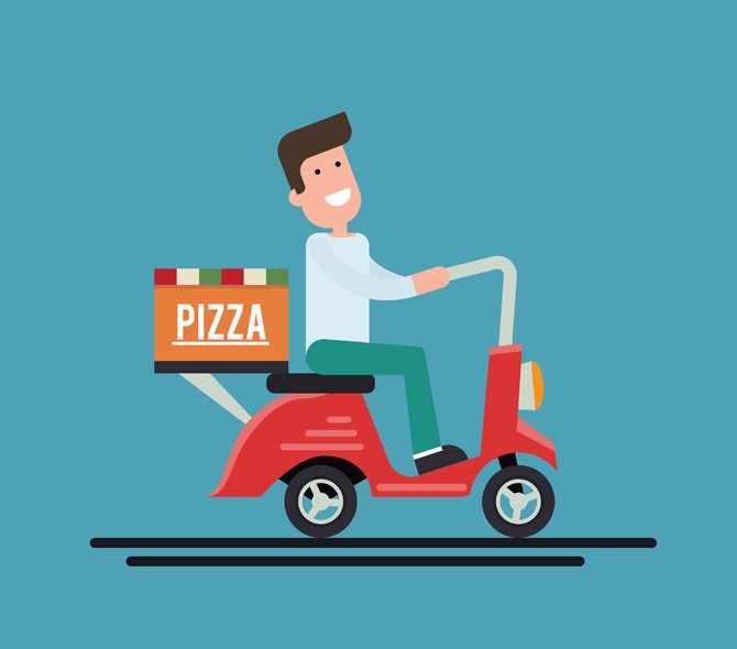 uber for pizza delivery