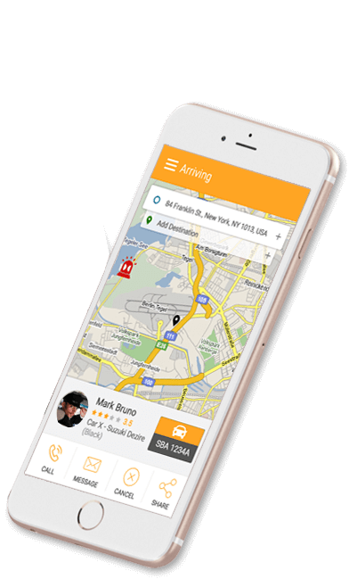 on demand taxi booking app