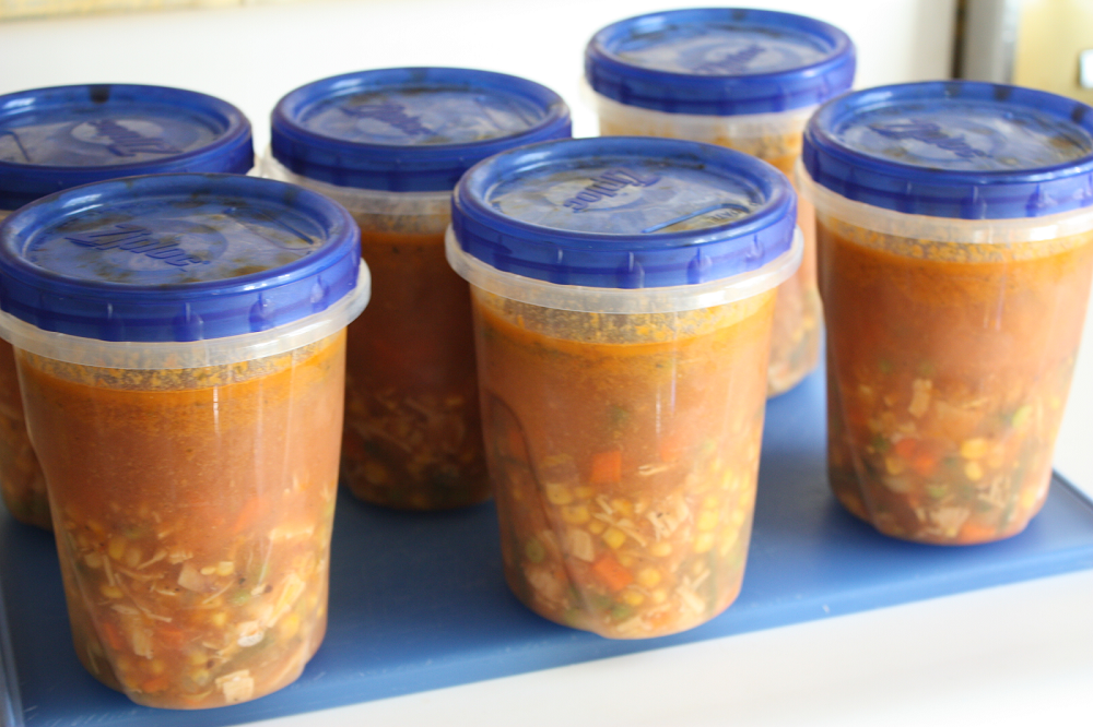 Freezable Soup Containers Step By Step