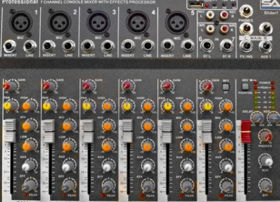 7-channel mixer