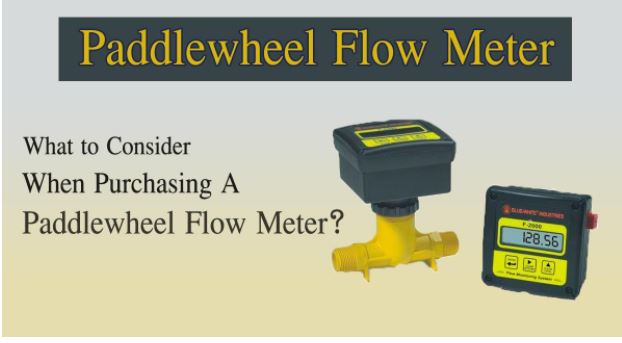 paddlewheel flow meter