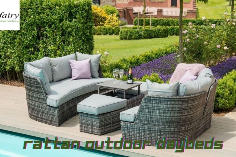 rattan outdoor daybeds