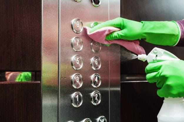Elevator hygiene and disinfection