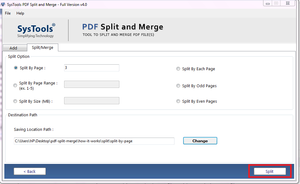 Split PDF into Multiple PDFs