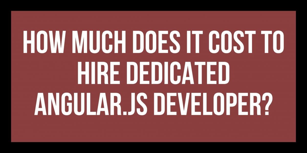 How Much Does It Cost To Hire Dedicated AngularJS Developers?