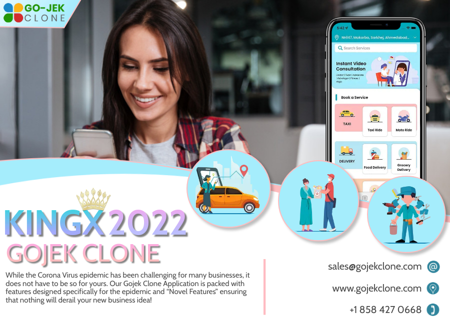 gojek clone kingx 2022