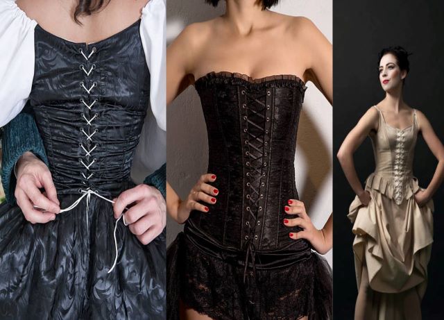 modern corset dress