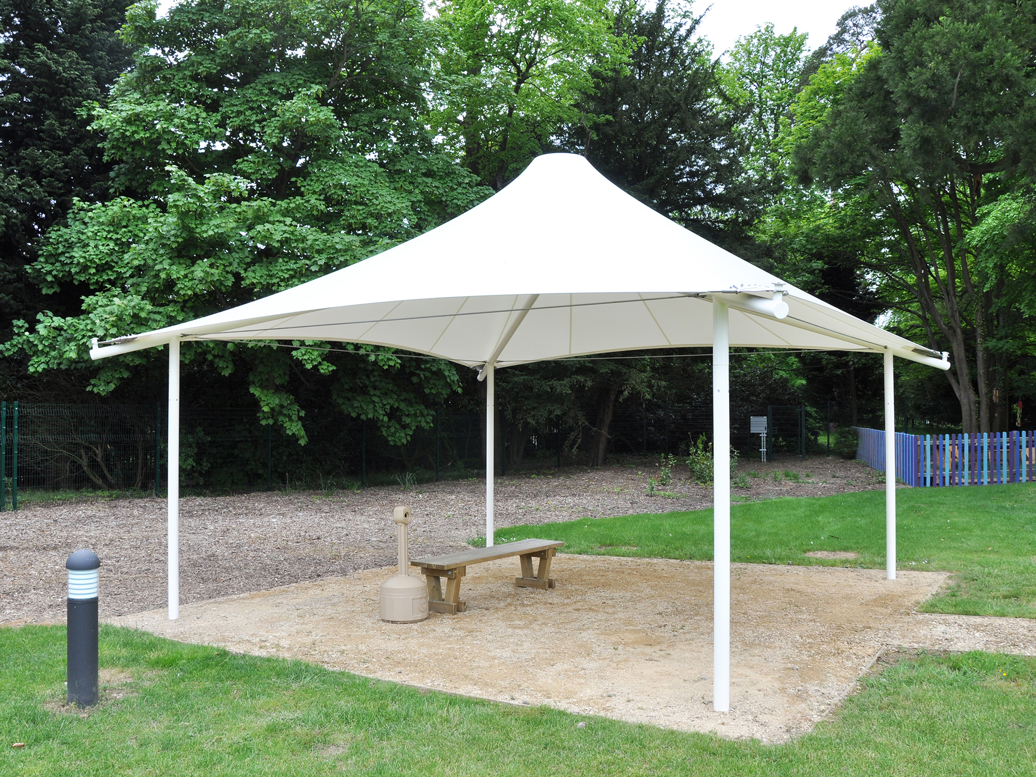 Tensile Canopy Installation