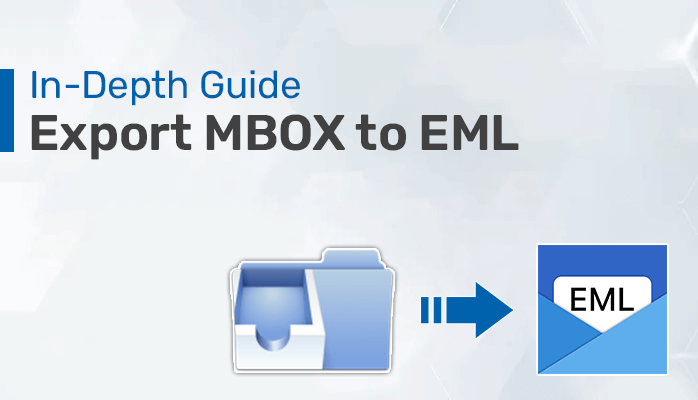Export MBOX to EML