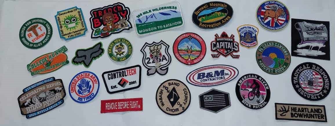 embroidered patches