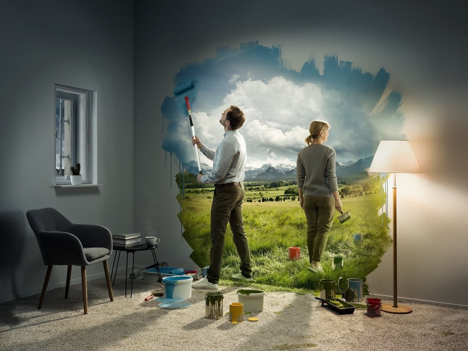 professional house painter