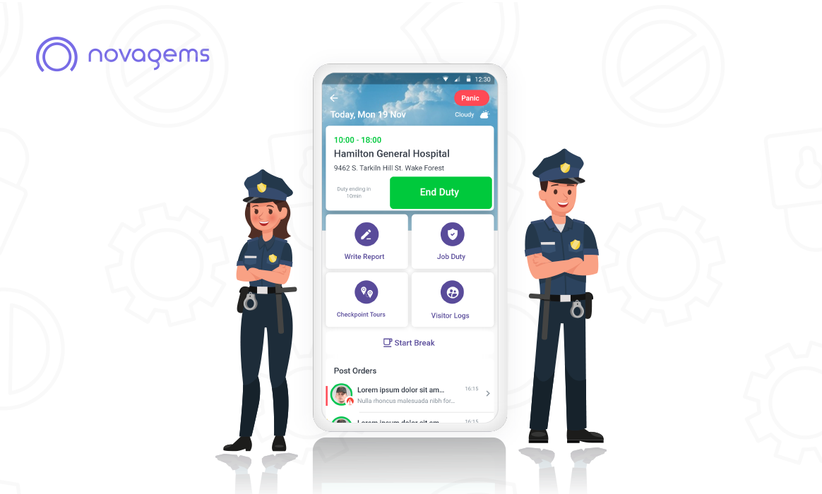 security guard checkpoint system