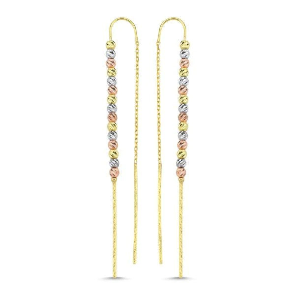tricolor earrings