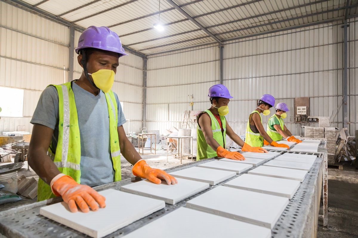 cooling tiles for terrace