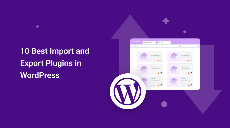 wordPress import export lite