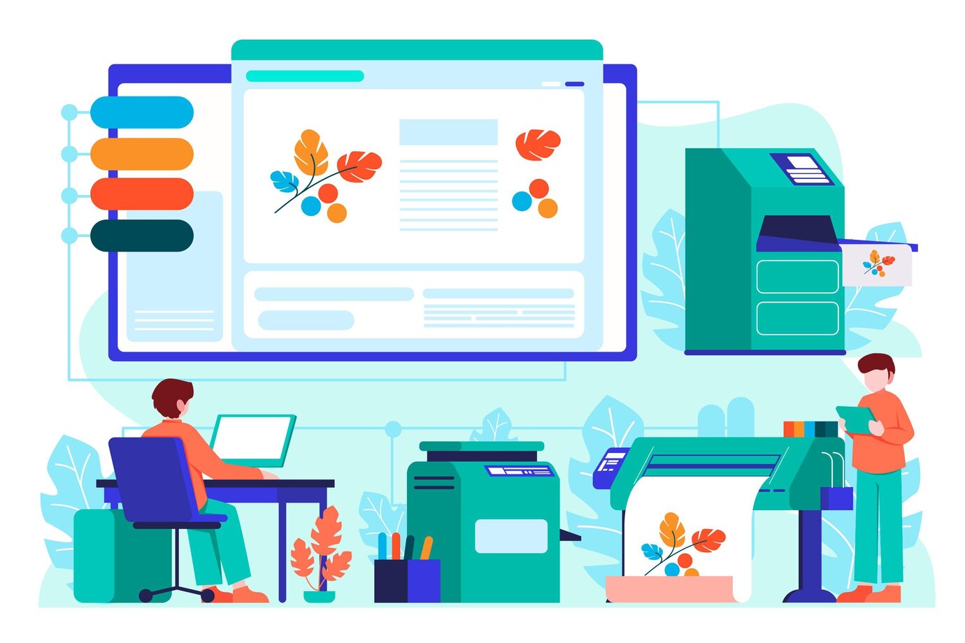 Print order management software