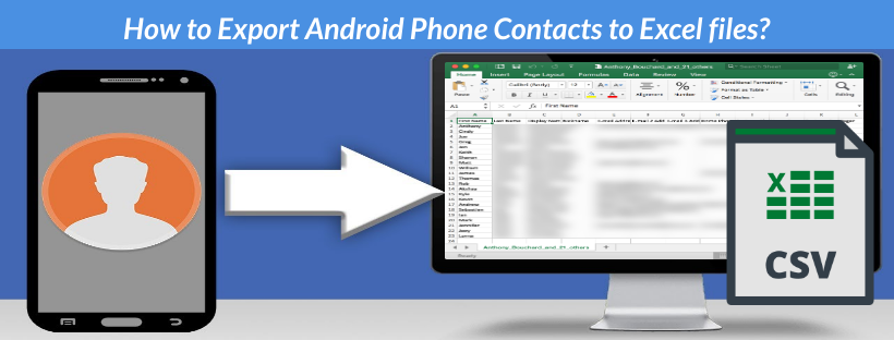 phone contacts to excel