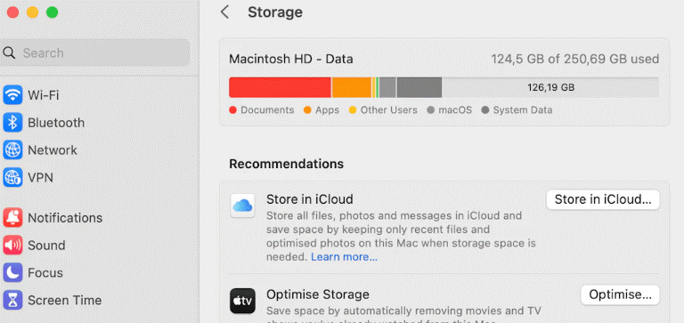 recover gigabytes