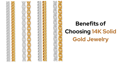 14K solid gold jewelry