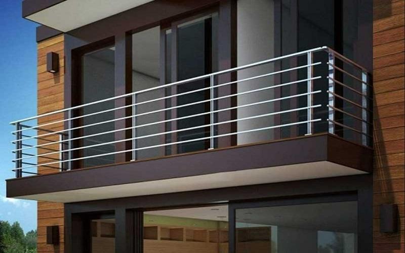balcony glass railing