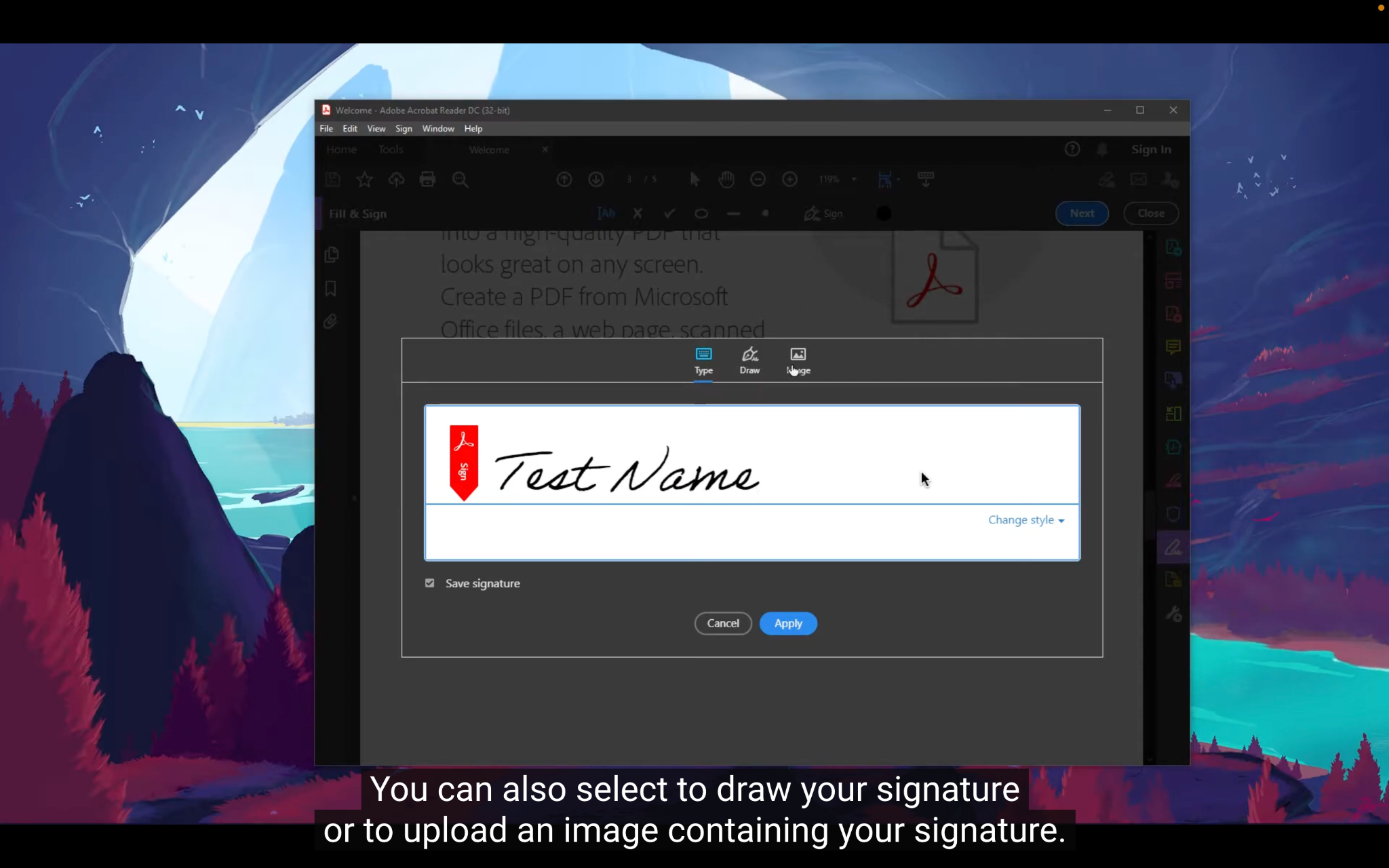 digital signature