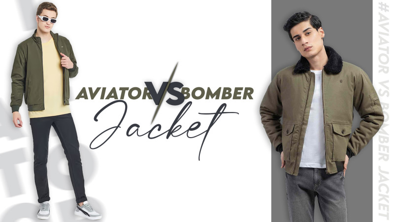 aviator vs bomber jacket