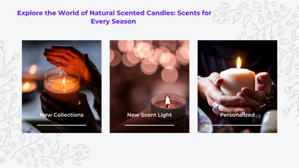 natural scented candles