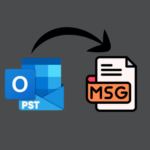 pst into msg file