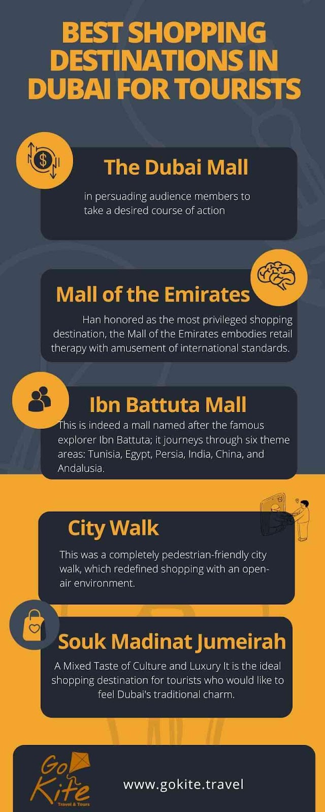 shopping destinations