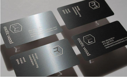 metal business cards