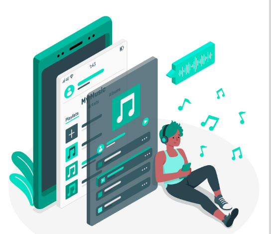 music streaming app