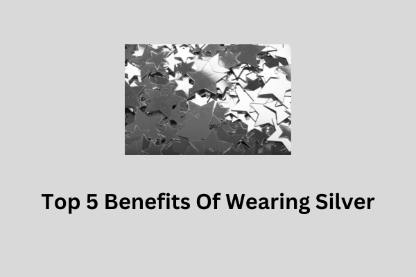 wearing silver