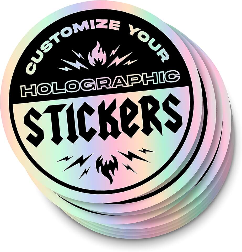 custom holographic stickers