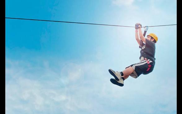 dubai marina zipline
