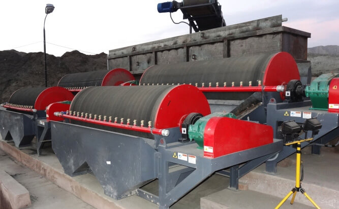 magnetic drum separators