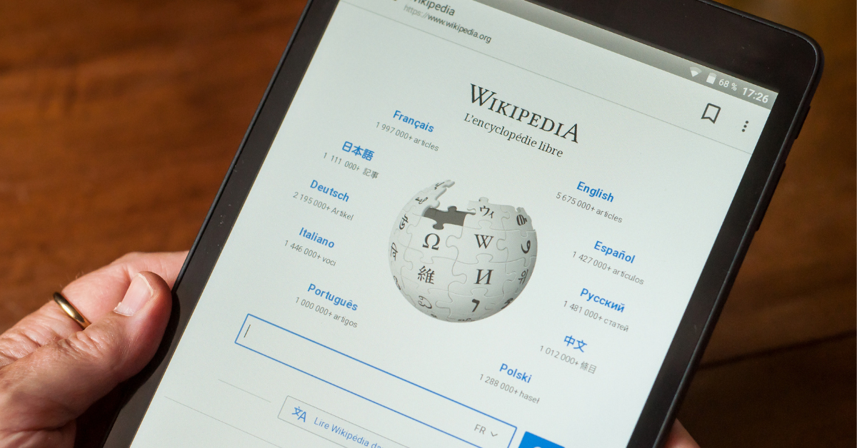 create wikipedia page