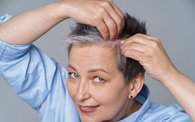 gray hair cover