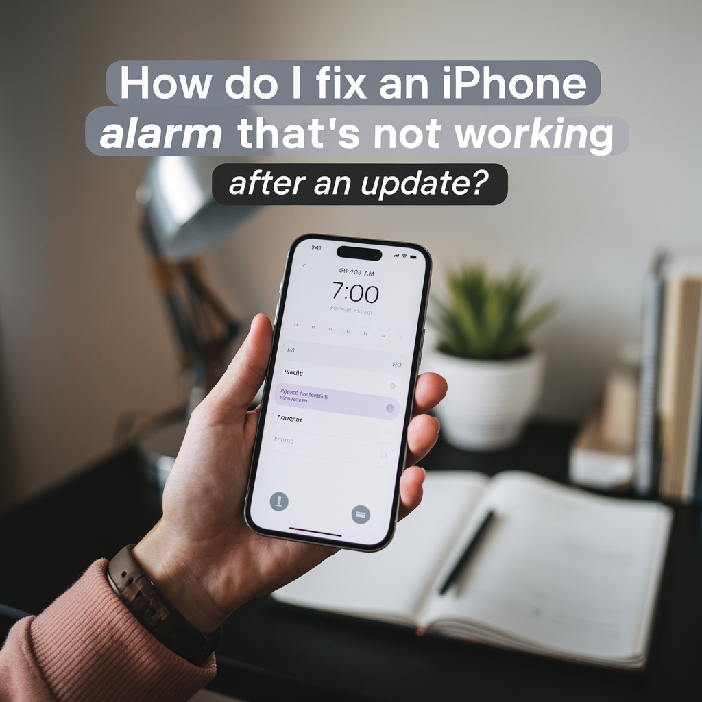 iPhone alarm