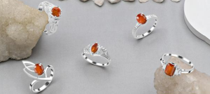 orange kyanite rings