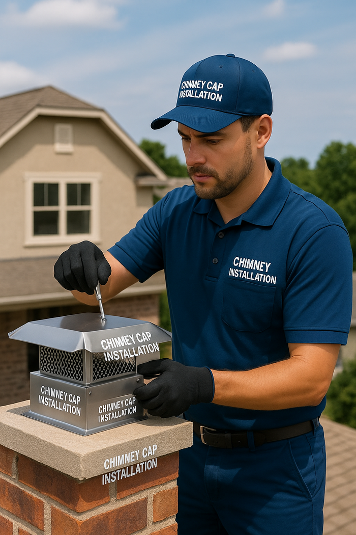 chimney cap installation in saint louis
