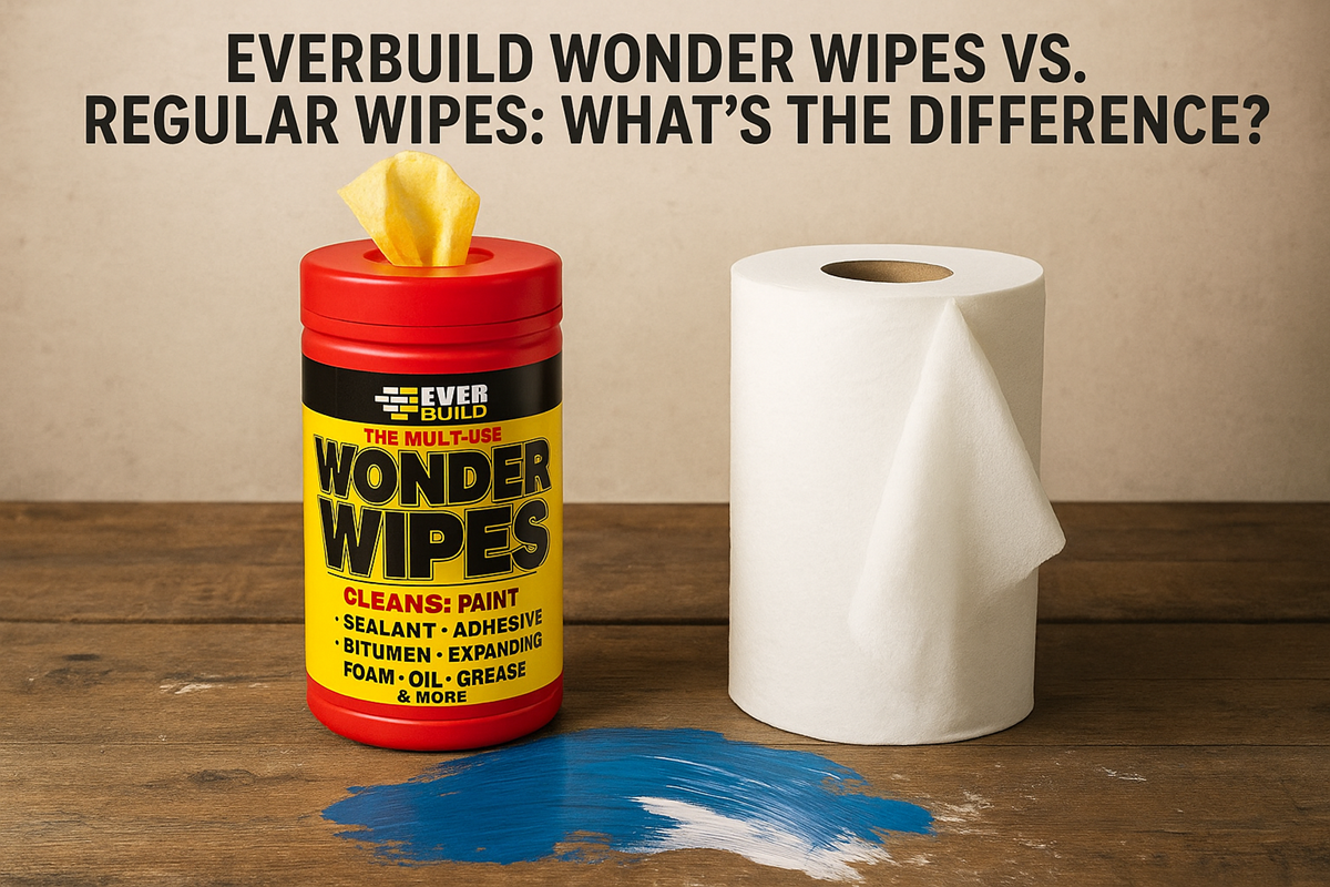 Everbuild Wonder Wipes vs. Regular Wipes