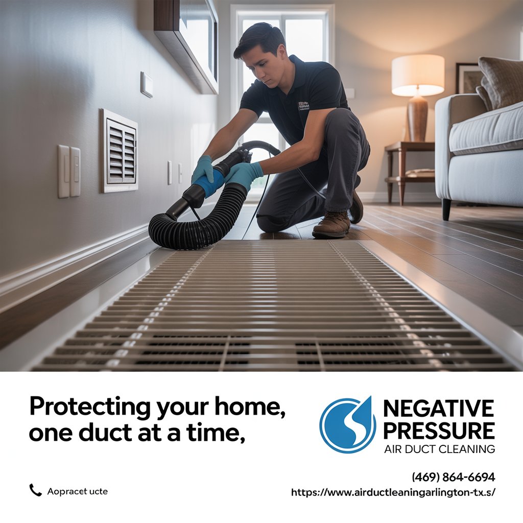 negative pressure air duct cleaning
