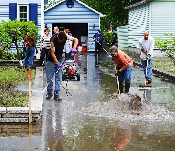 water damage service