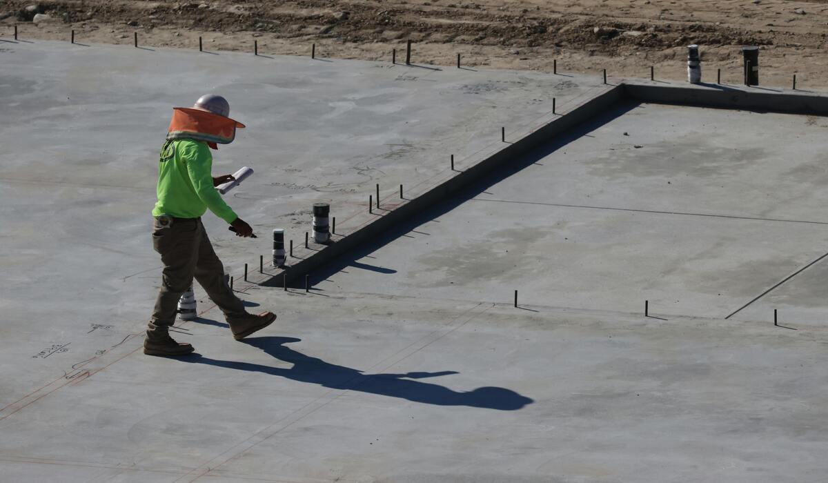 concrete slabs