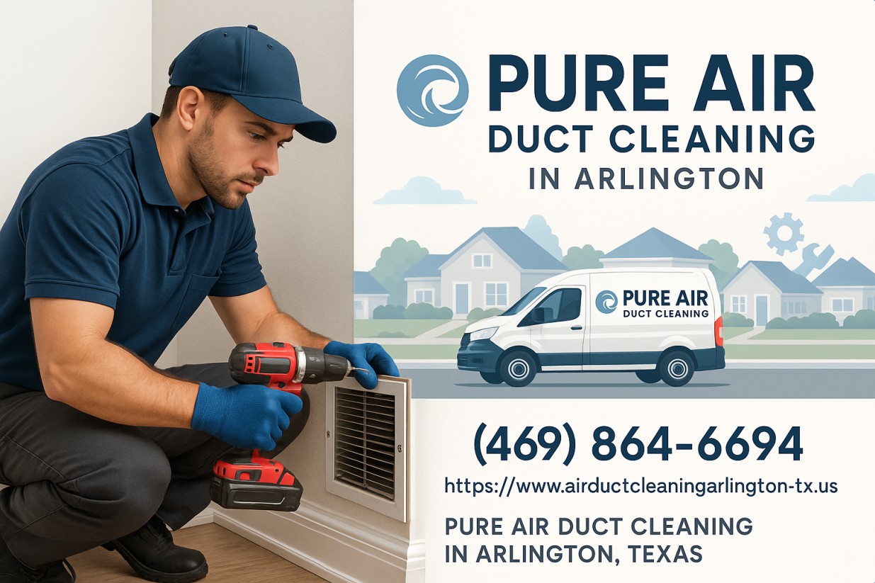 pure air duct cleaning in arlington