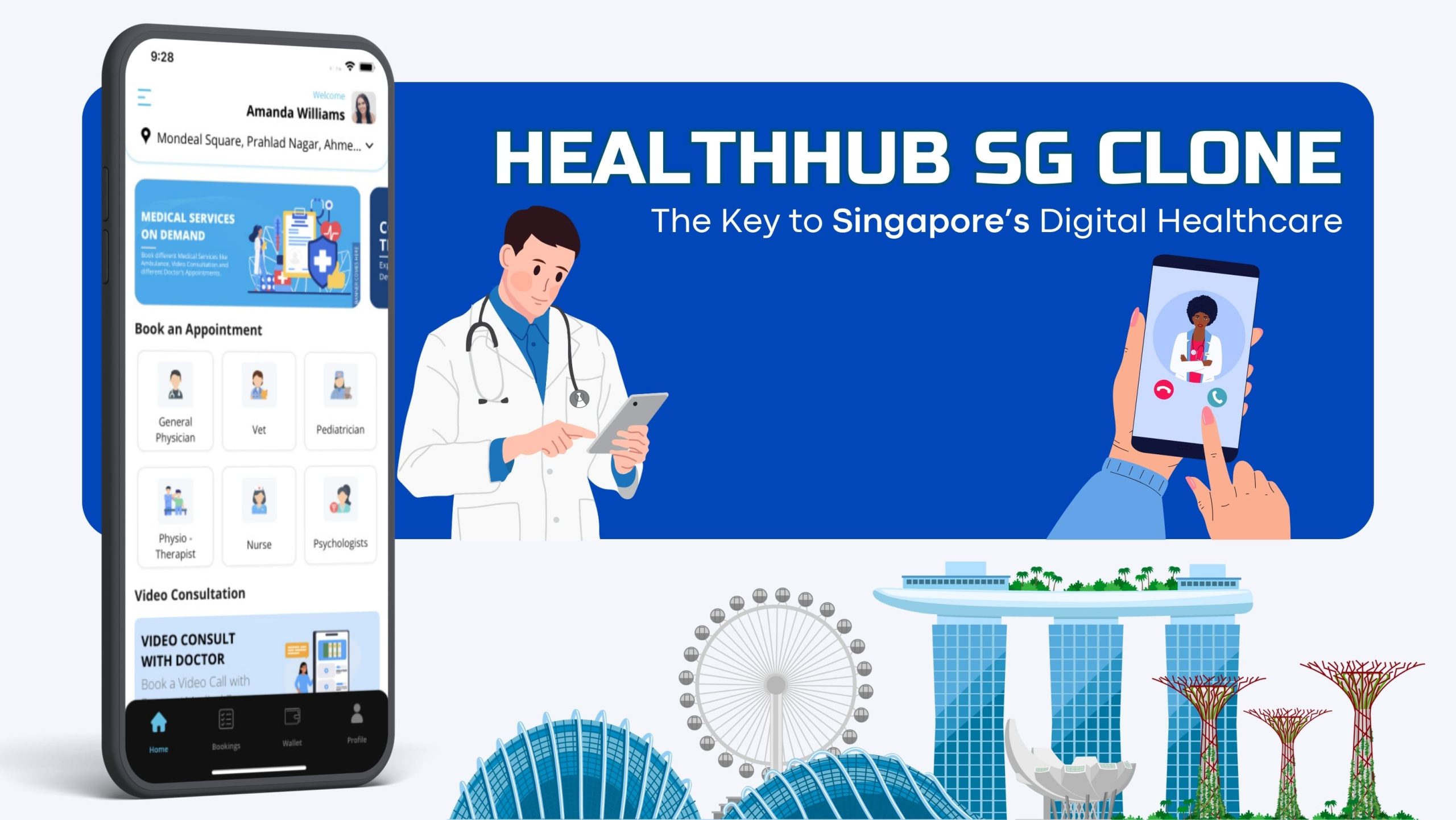HealthHub SG Clone