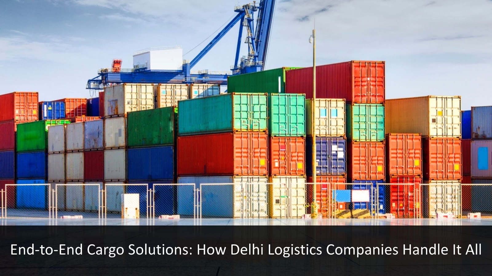 end-to-end logistics