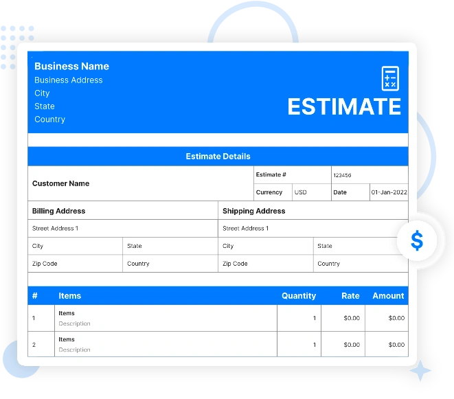 roofing estimate template