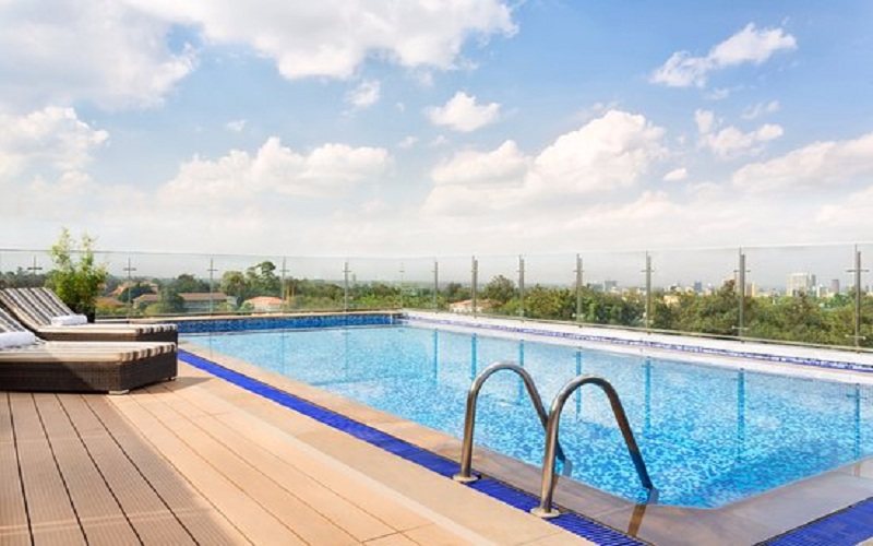 rooftop swimming pool