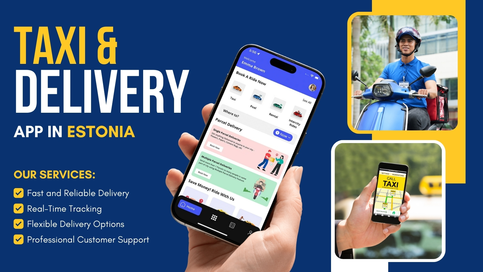 Taxi and Delivery App in Estonia